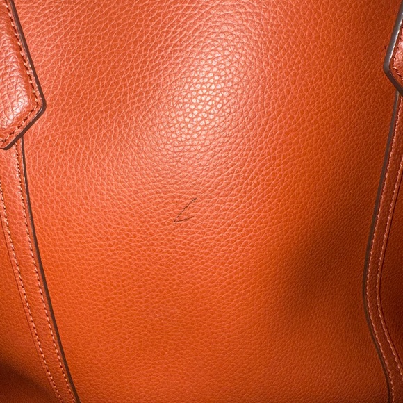 Tory Burch Perry Tote Bag Tripple Compartment Brick Red Women's - Picture 6 of 7